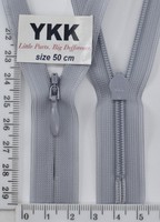 Блискавка спіраль №2 YKK Японія потайна нейлон 50см (361) сірий