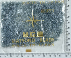Бісер №11 / 0 "MATSUNO" -Японія (50гр) №526 прозо сіра