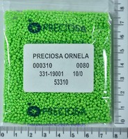 Бісер PRECIOSA №10 / 0 натурал №53310 пакет 50 грам