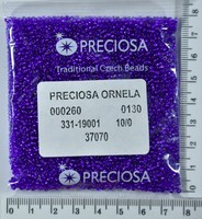 Бісер PRECIOSA №10 / 0 блискучий №37070 пакет 50 грам