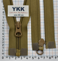 Блискавка 60см YKK Японія спіраль № 5 CIFOR-56-DALHD-E-367 беж - кайот