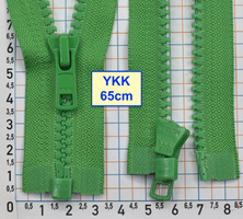 Блискавка трактор № 5 YKK Японія 65см  зелено лаймов (467)