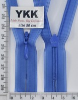 Блискавка спіраль №2 YKK Японія потайна нейлон 50см (835) св синій