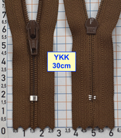 Блискавка 30см спіральна №3 YKK Японія коричн гірчичн (597)