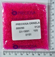 Бісер PRECIOSA №10 / 0 прозорого №01191 пакет 50 грам