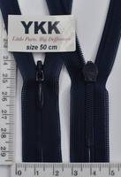 Блискавка спіраль №2 YKK Японія потайна нейлон 50см № 058 темно синя