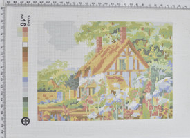 Друк на вишів.ткані (Польща) 20 * 30см №16
