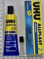 Клей UHU Німеччина "ALL PLAST" для пластику та моделювання 33мл