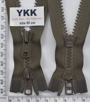 Блискавка трактор №5 YKK Японія разьемний на 2бег 85см хакі