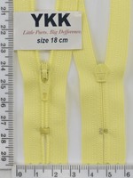 Блискавка спіраль №3 YKK Японія 18см (503) св жовтий