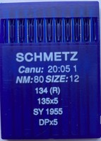 Голки 134 R (DPx5) № 80 для прямострокових пром шв машин SCHMETZ Німеччина
