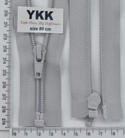 Блискавка спіраль №5 YKK Японія разьемний 80см (154) сірий