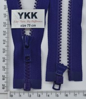 Блискавка трактор №5 YKK Японія разьемний 75см (029) синій