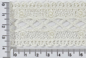 Гіпюр мереживо п е шир 4,5 см №5158 мовляв уп = 9.2м