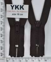 Блискавка спіраль №3 YKK Японія 18см (570) т коричн