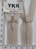 Блискавка спіраль №2 YKK Японія потайна нейлон 25см (185)