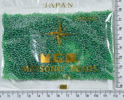 Бісер №11 / 0 "MATSUNO" -Японія (50гр) №522 прозо зел