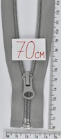 Блискавка спіральна № 5 YKK Японія 70см № 181 сіра