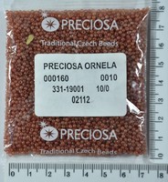 Бісер PRECIOSA №10 / 0 №02112 мат-блискучий пакет 50 грам