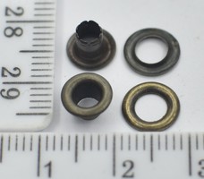 Люверс пістон + шайба ф 2,5мм оксид