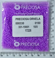 Бісер PRECIOSA №10 / 0 мат-блискучий №17228 пакет 50 грам
