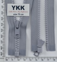 Блискавка трактор №5 YKK Японія разьемний 75см (361) сіро-блакитний