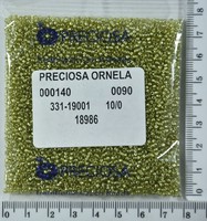 Бісер PRECIOSA №10 / 0 блискучий №18986 пакет 50 грам