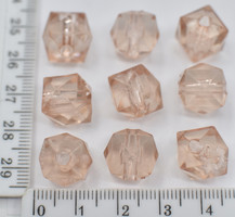 Намистини ф=12*14мм 50грамм=45шт св карамельний