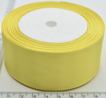 Стрічка атласна шир 40мм лимонний