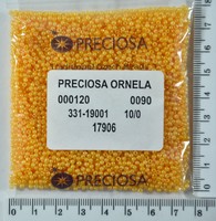 Бісер PRECIOSA №10 / 0 мат-блискучий №17906 пакет 50 грам