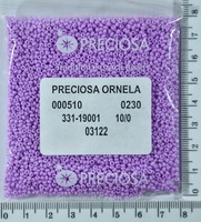 Бісер PRECIOSA №10 / 0 натур №03122 пакет 50 грам