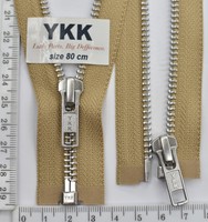 Блискавка 80см метал алюм № 5 YKK Японія 