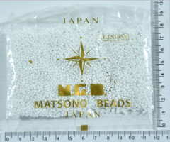 Бісер №11 / 0 "MATSUNO" -Японія (50гр) №Х41Х білий