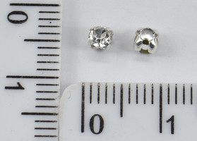 Пришивних елемент (скло) в оправі (ss10 = 3mm) дзеркальний
