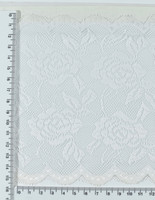 Мереживо гіпюр стрейч шир 15,5 см бел,5м