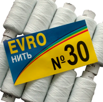 Нитка п/ є №30 особоміщна 100м біла