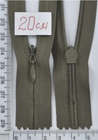Блискавка спіраль №3 потайна х / б 20cм №298