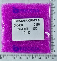 Бісер PRECIOSA №10 / 0 прозорого №01192 пакет 50 грам