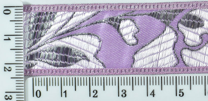 Тасьма (2,5 см) Польща бузок,5м