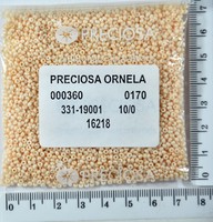 Бісер PRECIOSA №10 / 0 натурал №16218 пакет 50 грам