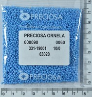 Бісер PRECIOSA №10 / 0 натурал №63020 пакет 50 грам