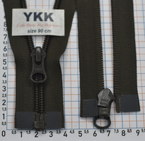Блискавка 90см YKK Японія спіраль № 5 CIFOR-56-DALHD-E- 223 т хакі - болото