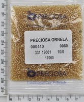 Бісер PRECIOSA №10 / 0 блискучий №17060 пакет 50 грам