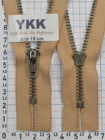 Блискавка метал № 4.5 джинсова антик YKK Японія 18см № 189 св рудий