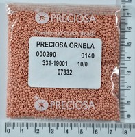 Бісер PRECIOSA №10 / 0 натур №07332 пакет 50 грам