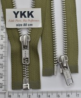 Блискавка 80см метал алюм № 5 YKK Японія 