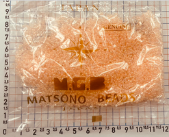 Бісер 11 / 0 " MATSUNO " Японія уп 50грам св персик