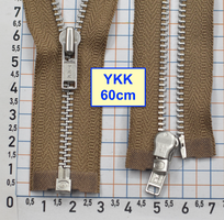 Блискавка 60см метал алюм №3 YKK Японія  капучинно (621)