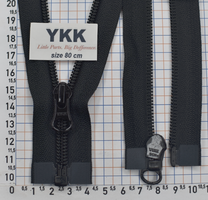 Блискавка 80см YKK спіраль № 5 VSC-56--DALHD- PE14- чорна