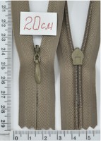 Блискавка спіраль №3 потайна х / б 20cм №292
